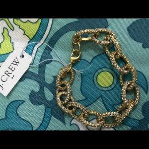 - J Crew Pavé Link Bracelet New w Tags